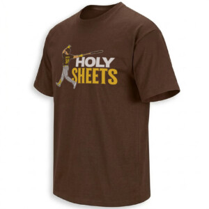 HOLY SHEETS SHIRT – Gavin Sheets Padres No. 30 Playoff Hero Tee