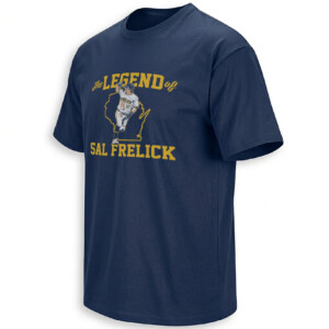 THE LEGEND OF SAL FRELICK SHIRT – MILWAUKEE BREWERS #10 WISCONSIN GRAPHIC