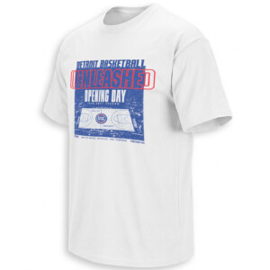 DETROIT BASKETBALL UNLEASHED SHIRT – Pistons 2026 27 Opening Day Court Tee