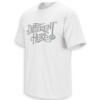 DIFFERENT HERE SHIRT – BOSTON CELTICS WHITE VINTAGE SCRIPT LEPRECHAUN TEE