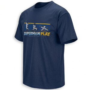 SUPERMAN PLAY SHIRT – Chandler Simpson #14 Rays World Series Game 3 Catch