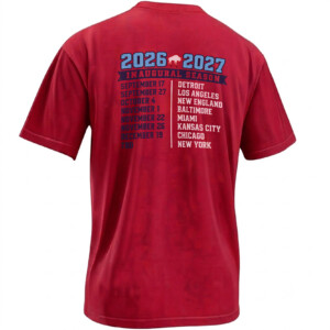NEW STADIUM SAME BUFFALO SHIRT – Buffalo Bills 2026 Inaugural Home Schedule Tee B R