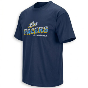 LOS PACERS DE INDIANA SHIRT – Indiana Pacers Retro Spanish Script Tee