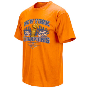 ONE CITY ONE TEAM CHAMPIONS 2026 SHIRT – Knicks NYC Skyline Tee