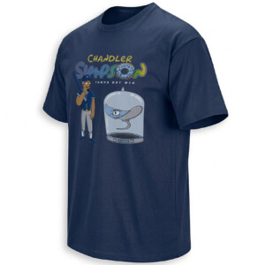 CHANDLER SIMPSON SHIRT – Tampa Bay #14 Simpsons Baseball Tee N
