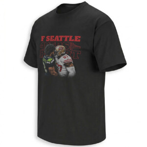 F SEATTLE SHIRT – Dre Greenlaw 49ers vs Seahawks 2026 Rivalry Tee