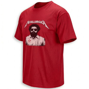 METALLURGICA SHIRT – Lula da Silva Metalworker Metallica Logo Parody Tee
