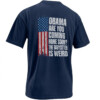 OBAMA ARE YOU COMING HOME SOON SHIRT – American Flag Babysitter Meme Back Print Tee N