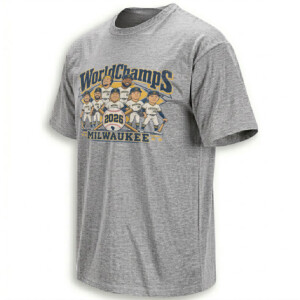 WORLD CHAMPS 2026 SHIRT – Brewers World Series Champions Caricatures W 1