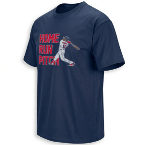 HOME RUN PITCH SHIRT – José Ramírez Cleveland Guardians No. 17 Batting Swing