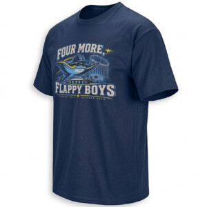 FOUR MORE FLAPPY BOYS SHIRT – Tampa Bay Rays 2026 World Series Stingray Tee n