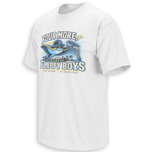 FOUR MORE FLAPPY BOYS SHIRT – Tampa Bay Rays 2026 World Series Stingray Tee W