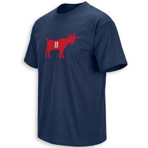 GOAT 11 SHIRT – José Ramírez Cleveland Guardians Red Goat Silhouette Tee