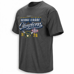 MILWAUKEE BREWERS 2026 NATIONAL LEAGUE CHAMPIONS SHIRT – World Series Locker Room Tee