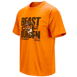BEAST OF BURDEN SHIRT – Luther Burden III Chicago Bears #10 Orange Tee