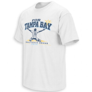 FOR TAMPA BAY SHIRT – Junior Caminero #13 World Series Kneeling Pose Tee