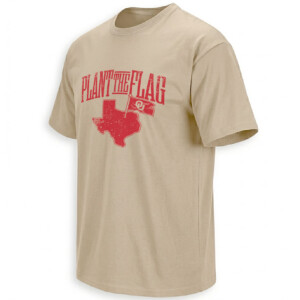 PLANT THE FLAG SHIRT – Oklahoma Sooners 2026 Red River Rivalry Flag Plant Tee S