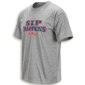 SIP HAPPENS SHIRT – Ole Miss Rebels The Sip Retro Tee G