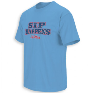 SIP HAPPENS SHIRT – Ole Miss Rebels The Sip Retro Tee LB