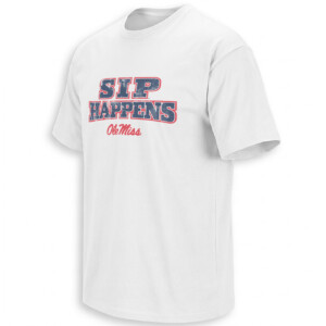SIP HAPPENS SHIRT – Ole Miss Rebels The Sip Retro Tee W