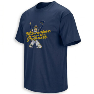 MILWAUKEE WINS THE PENNANT SHIRT – William Contreras 2026 NLCS Celebration Tee N