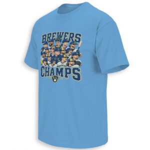 BREWERS CHAMPS 2026 SHIRT – Milwaukee World Series Roster Collage Tee LB