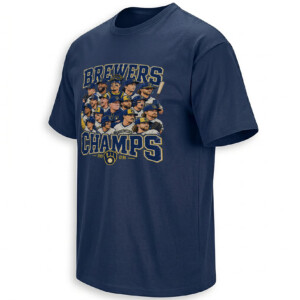 BREWERS CHAMPS 2026 SHIRT – Milwaukee World Series Roster Collage Tee N