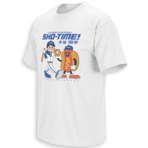 SHO TIME! SHIRT – Shohei Ohtani Los Angeles Baseball Cartoon Tee W