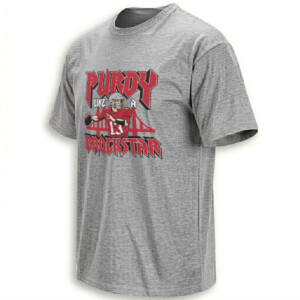 PURDY LIKE A BROCKSTAR SHIRT – Brock Purdy #13 49ers Metal Graphic