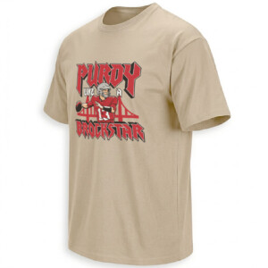 PURDY LIKE A BROCKSTAR SHIRT – Brock Purdy #13 49ers Metal Graphic S