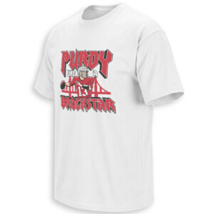 PURDY LIKE A BROCKSTAR SHIRT – Brock Purdy #13 49ers Metal Graphic W