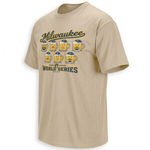 BREWERS PITCHERS SHIRT – Milwaukee 2026 World Series Beer Mug Lineup