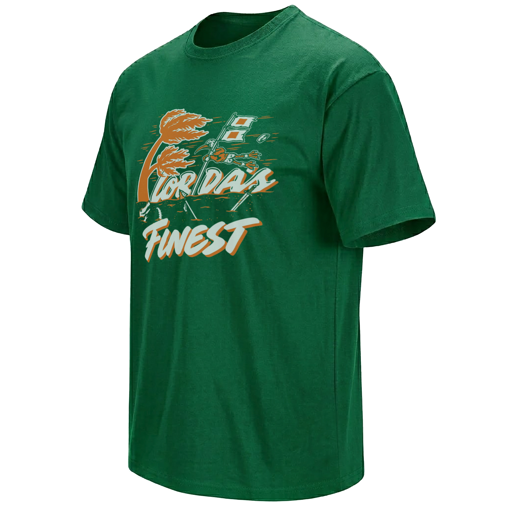 FOR DADE FINEST SHIRT – Miami Hurricanes Sebastian Ibis Palm Tree Tee FOR DADE FINEST SHIRT – Miami Hurricanes Sebastian Ibis Palm Tree Tee