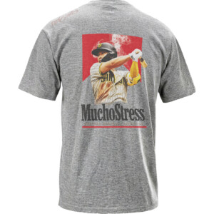 MUCHO STRESS SHIRT – Ha Seong Kim Padres Marlboro Cigarette Meme Tee B G