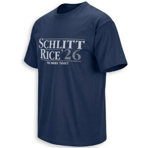 SCHLITT RICE ’26 SHIRT – Cam Schlittler & Ben Rice Bronx Ticket Tee