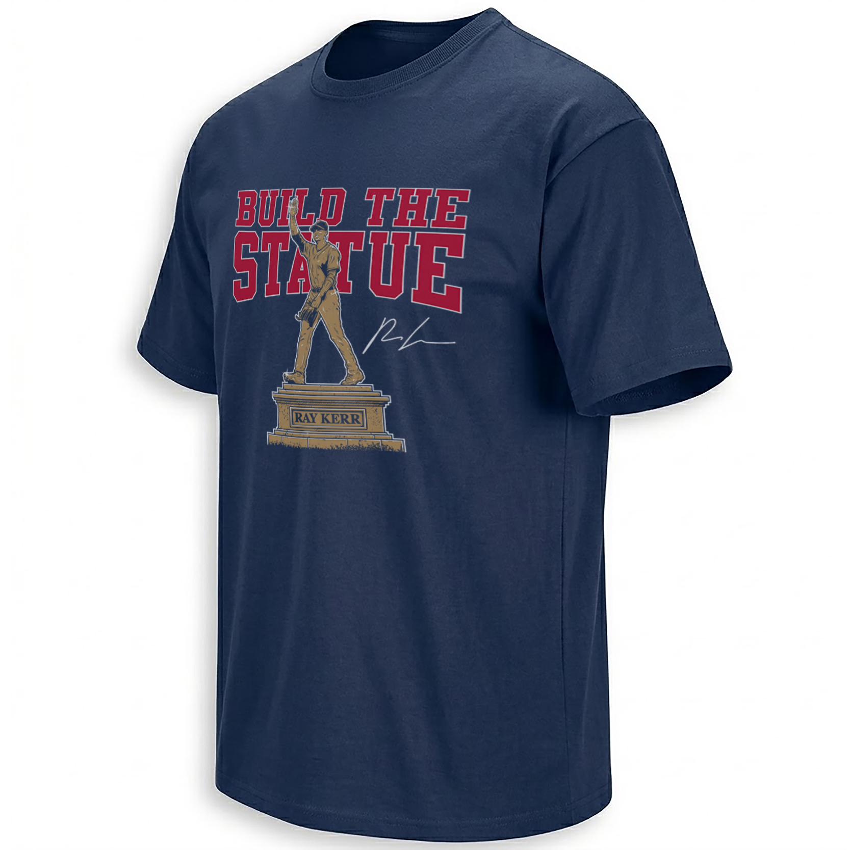 BUILD THE STATUE SHIRT – Ray Kerr Braves Wild Card Hero Tee BUILD THE STATUE SHIRT – Ray Kerr Braves Wild Card Hero Tee