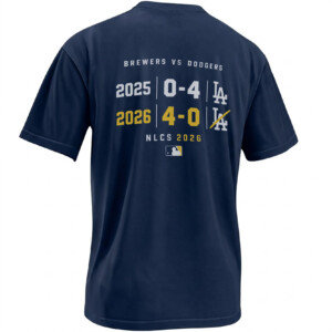 THE SWEEP BACK SHIRT – Brewers 2025–26 NLCS 0–4 to 4–0 Tee B