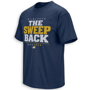 THE SWEEP BACK SHIRT – Brewers 2025–26 NLCS 0–4 to 4–0 Tee F