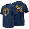 GRATEFUL DEAD DENVER NUGGETS SHIRT – Steal Your Face & Basketball Dancing Bears Two Sided Tee