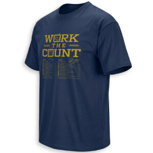 WORK THE COUNT SHIRT – Jake Bauers 12 Pitch Walk & 11 Pitch HR Tee